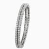 Diamond Bangle White 1a