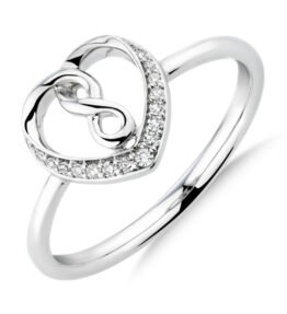 Heart shape daily wear diamond ring perfect for the one you love